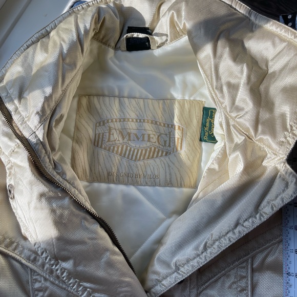 Emmegi Ski coat gold metallic  36 - Picture 3 of 15